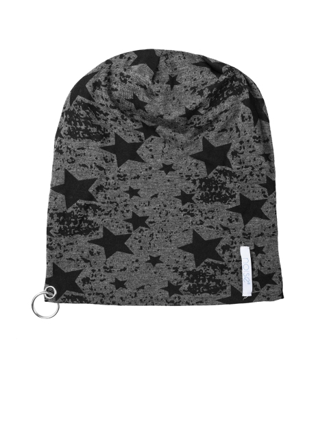 

NOISE Unisex Grey Printed Beanie