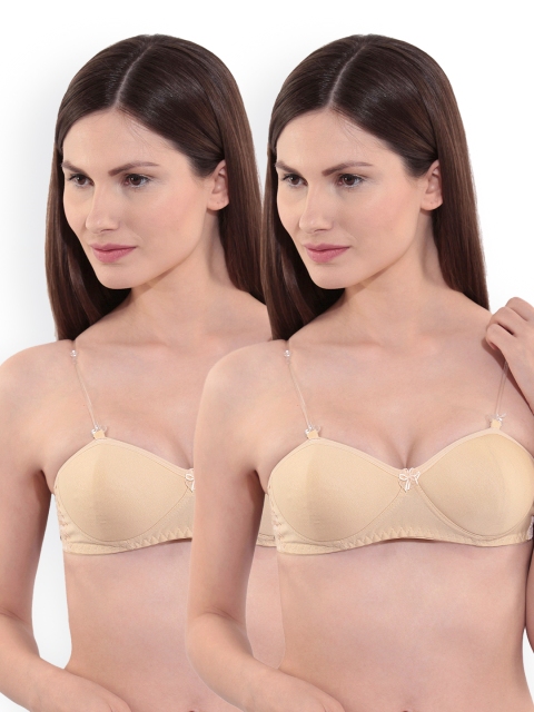 

Floret Pack of 2 Skin-Coloured Padded Bras