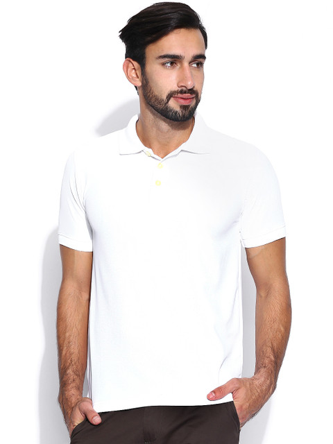 

American Crew White Polo T-shirt