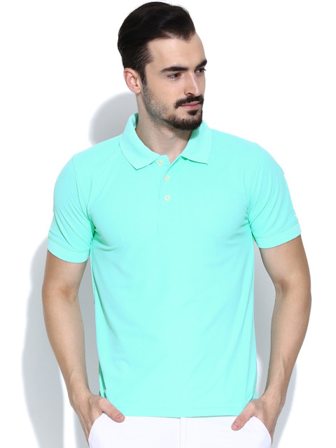 

American Crew Sea Green Polo T-shirt