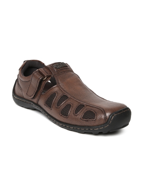 

Alberto Toressi Men Brown Leather Sandals