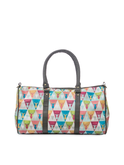 

BandBox Women Multicoloured Printed Duffle Bag, Multi