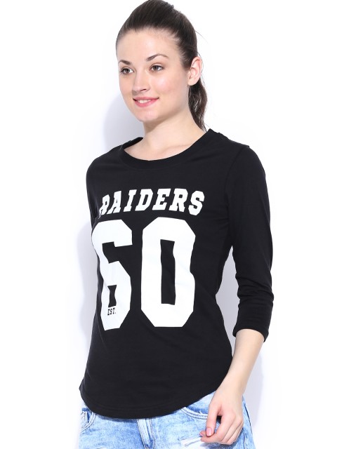 

Silly People Black Printed T-shirt