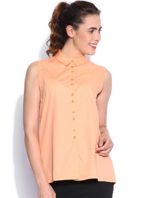 

Tokyo Talkies Light Orange Shirt