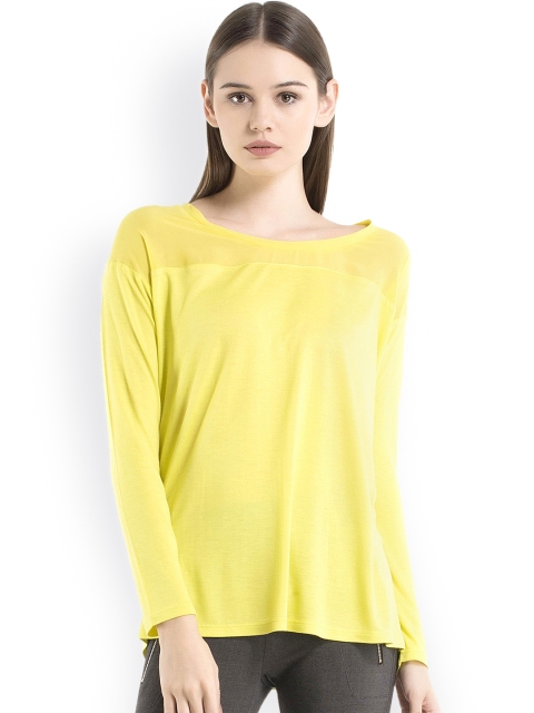 

Kazo Yellow Top with Yoke