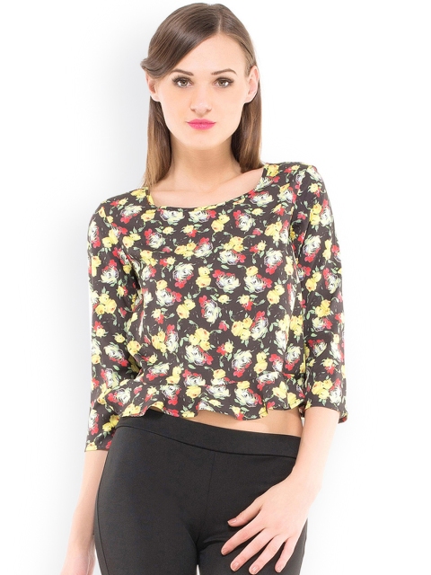 

Kazo Multicoloured Floral Print Crop Top, Multi