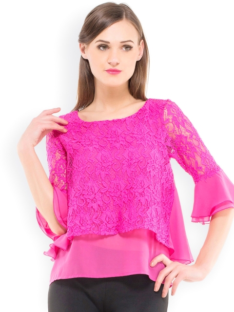 

Kazo Pink Layered Top