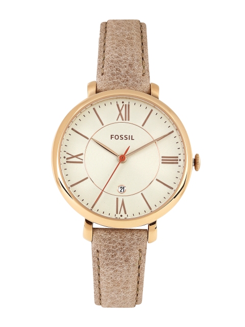 

Fossil Women Cream-Coloured Dial Watch ES3487I