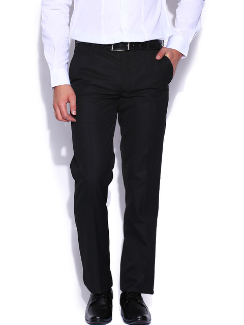 

Arrow Black Smart Fit Formal Trousers