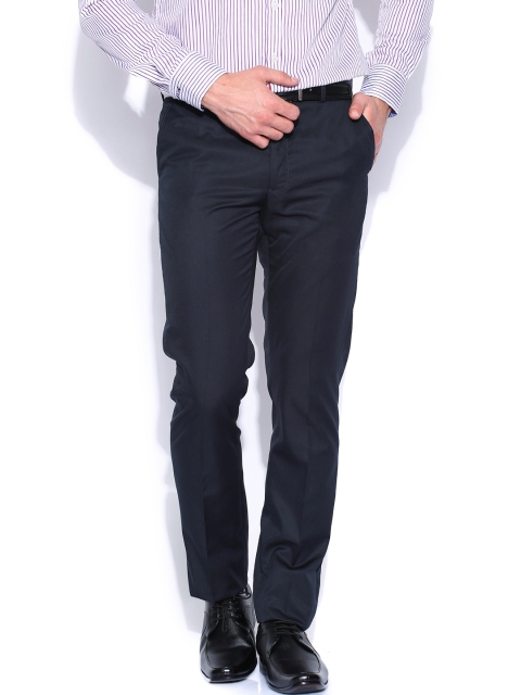 

Arrow New York Dark Blue Tapered Fit Formal Trousers
