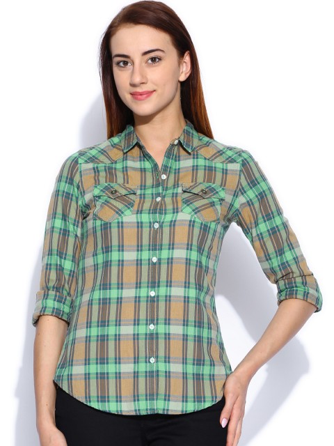 

Tokyo Talkies Blue & Brown Checked Shirt