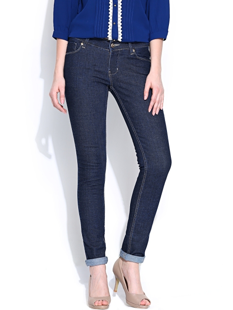 

Numero Uno Navy Low-Rise Eden Fit Jeans, Navy blue