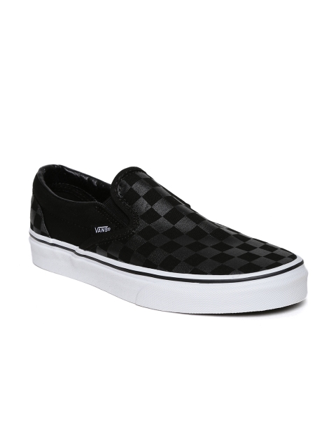 

Vans Unisex Black Checked Casual Shoes