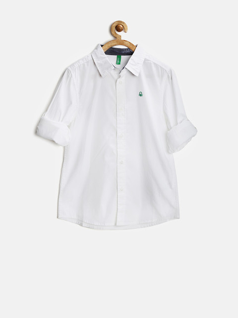 

United Colors of Benetton Boys White Shirt