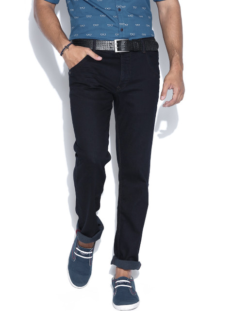 

Flying Machine Navy Prince Slim Fit Stretchable Jeans, Navy blue