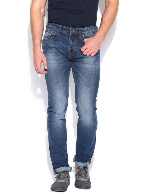 

Flying Machine Blue Low-Rise Michael Slim Fit Stretchable Jeans