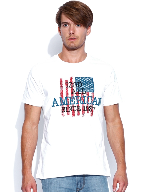 

IZOD White Printed T-shirt