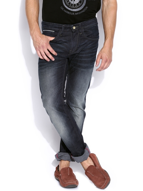 Celio Dark Blue Slim Fit Stretchable Jeans available at myntra for Rs.1349