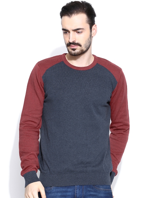 

Celio Greyish Blue Sweater