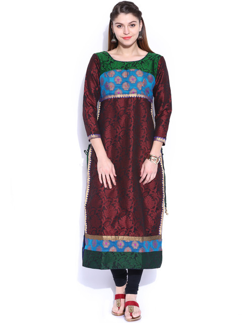 

Vishudh Maroon Kurta