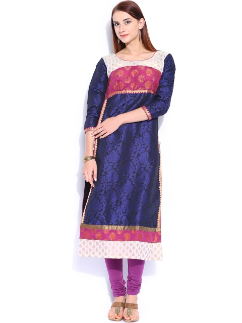 

Vishudh Navy Kurta, Navy blue