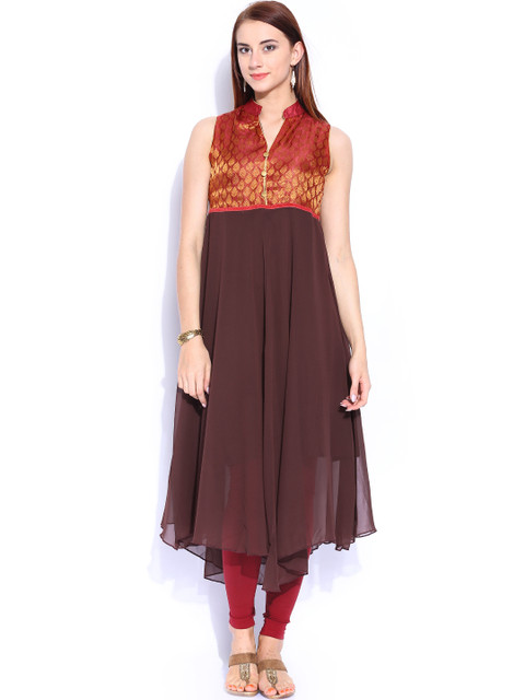 

Vishudh Brown Anarkali Kurta