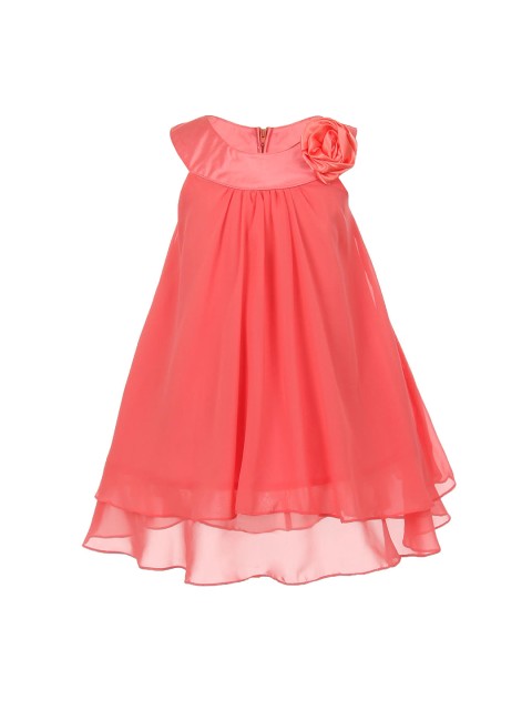 

Magic Fairy Girls Coral Pink A-line Dress