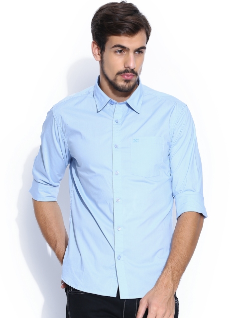 

Numero Uno Light Blue Smart Casual Shirt