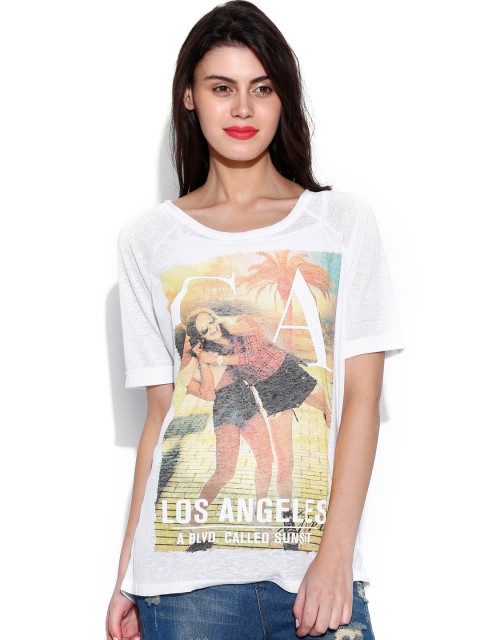 

ONLY White Printed Top