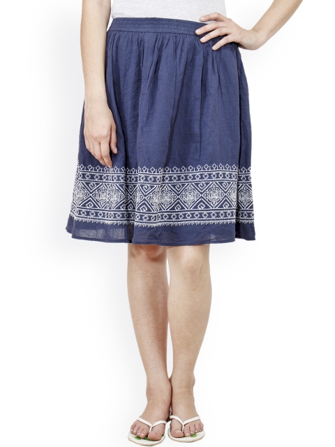 

Hapuka Blue A-Line Skirt