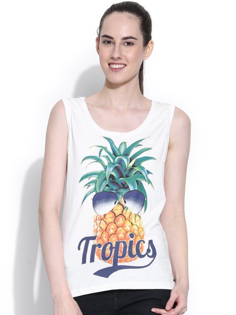 

Vero Moda White Printed Top