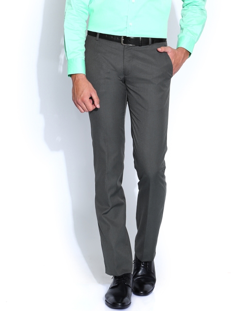 

Arrow New York Grey Slim Fit Formal Trousers