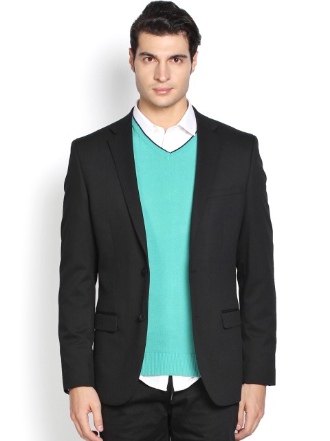 

Black Coffee Black Single Breasted Slim Fit Blazer