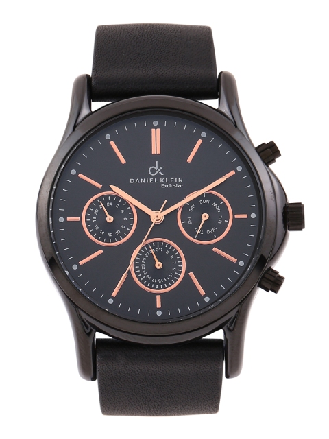 

Daniel Klein Exclusive Men Black Dial Watch DK10573-4