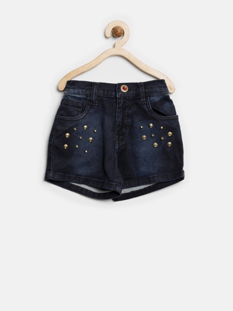 

Gini And Jony Girls Navy Denim Shorts, Navy blue