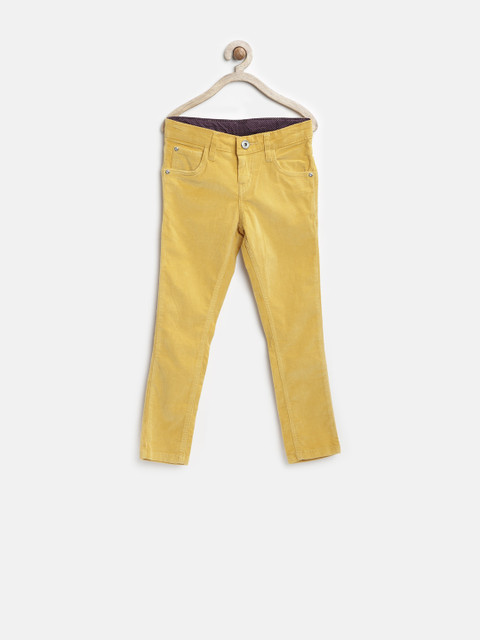 

Gini and Jony Girls Mustard Yellow Trousers