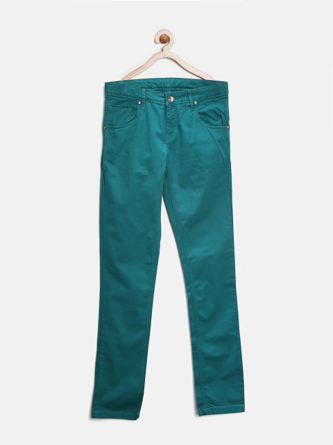 

Gini and Jony Girls Teal Green Trousers