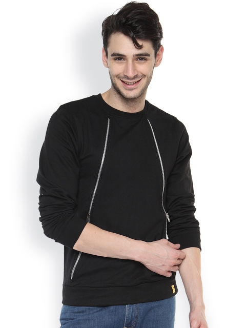 

Campus Sutra Black Sweatshirt