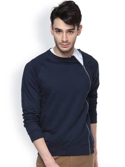 

Campus Sutra Blue Sweatshirt