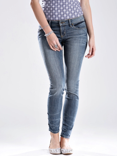 

GUESS Blue Skinny Fit Stretchable Jeans