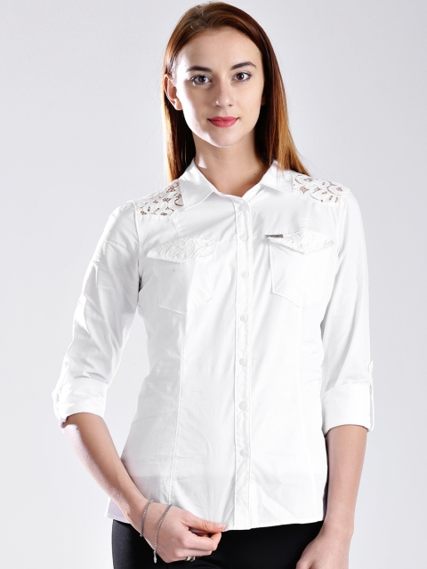 

GUESS White Casual Shirt