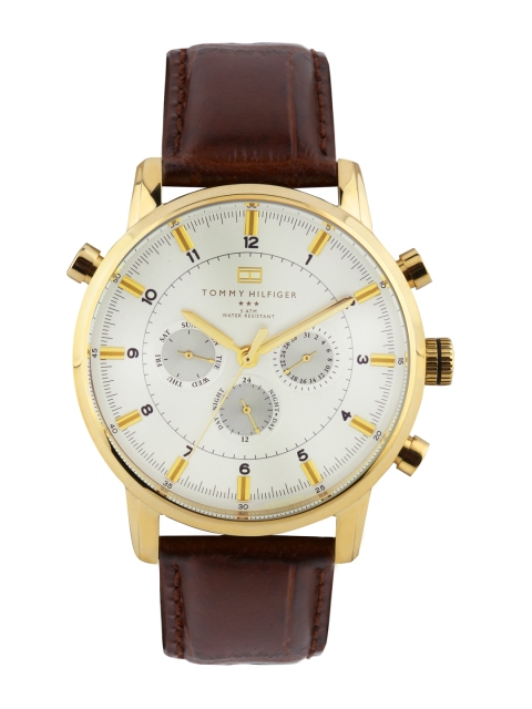 

Tommy Hilfiger Men Silver-Toned Dial Watch TH1790874J