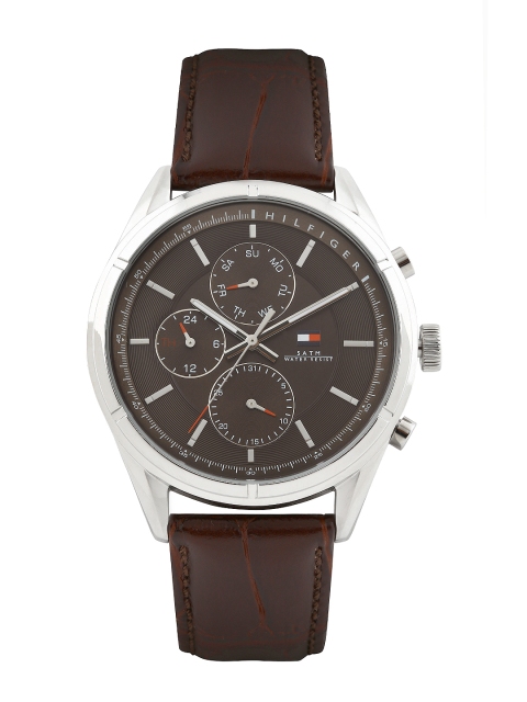 

Tommy Hilfiger Men Grey & Brown Dial Watch TH1791126J