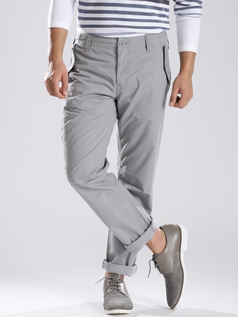 

Nautica Grey Modern Slim Fit Trousers
