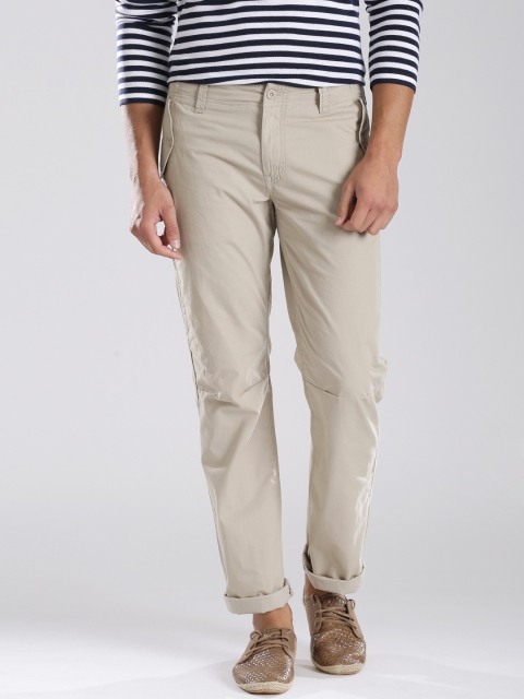 

Nautica Beige Modern Slim Fit Trousers