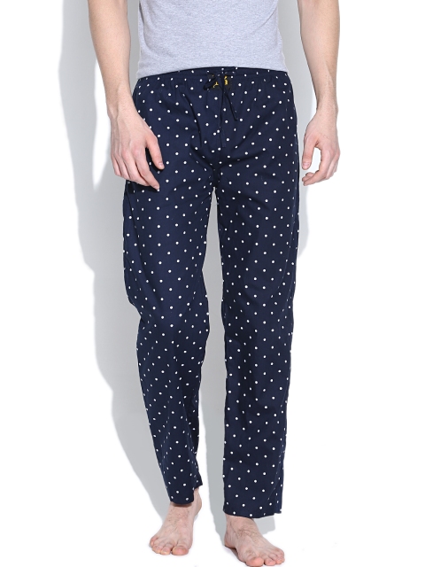 

London Bee Navy Printed Pyjamas MPLB0023, Navy blue