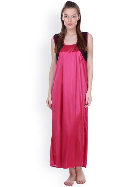 

Claura Pink Maxi Nightgown CL-34