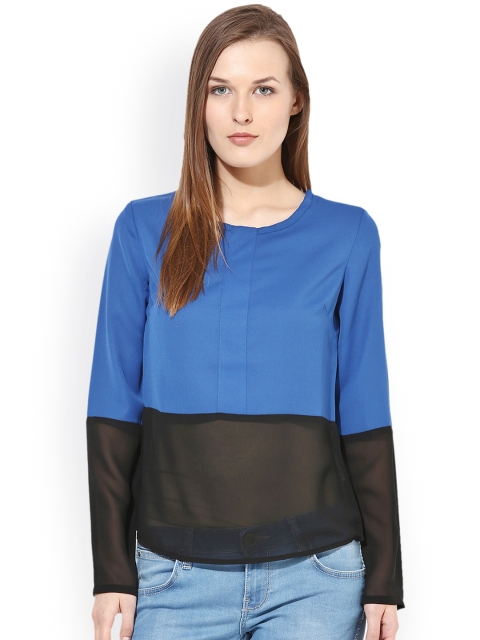 

Harpa Blue & Black Top
