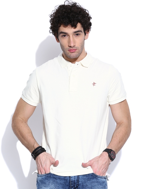 

Breakbounce Off-White Polo T-shirt