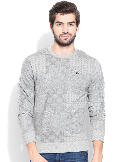 

Arrow Sport Grey Printed Sweatshirt